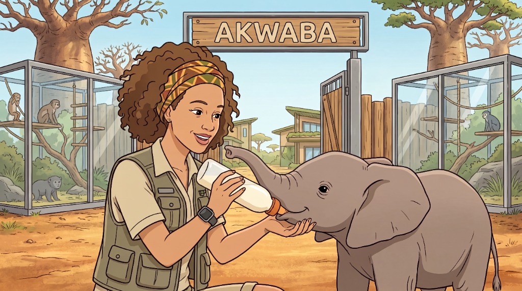 Akwaba Wildlife Sanctuary Education